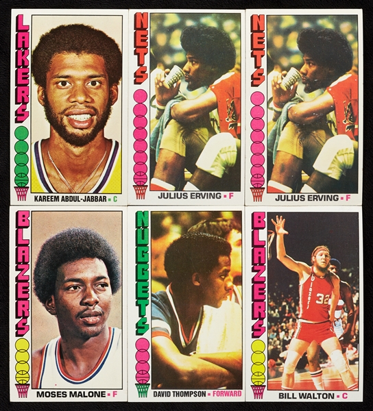 High-Grade 1976 Topps Basketball Complete Set (145)