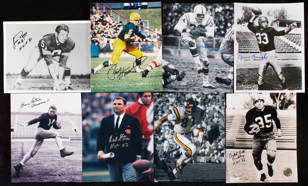 Hall of Famers & Vintage Packers Signed 8x10 Photos Group (39)