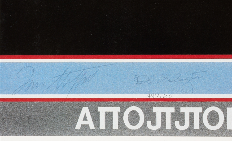 Apollo-Soyuz NASA Multi-Signed Lithograph (441/1500)