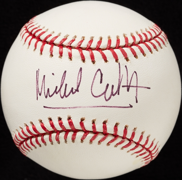 Michael Crichton (Jurassic Park) Single-Signed OML Baseball (PSA/DNA)