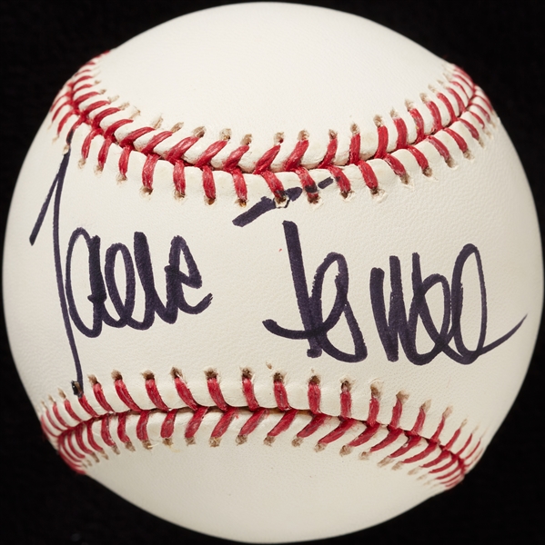 Jane Fonda Single-Signed OML Baseball (JSA)