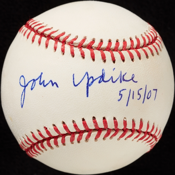 John Updike Single-Signed OAL Baseball (PSA/DNA)