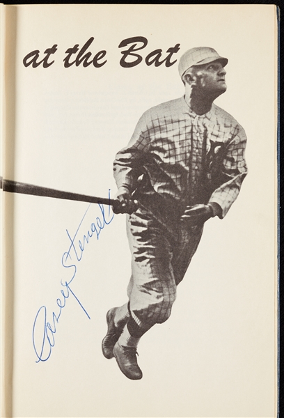 Casey Stengel Signed Casey At The Bat Book (BAS)