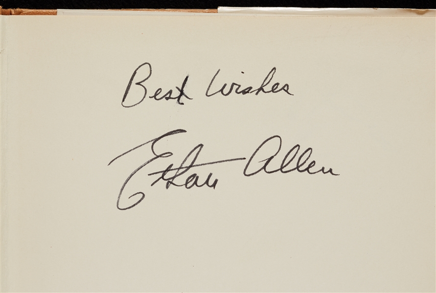 Ethan Allen, Al Schacht & George Toporcer Signed Books (3)