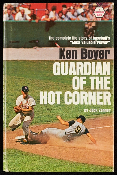 Ken Boyer Signed Guardian Of The Hot Corner Book (BAS)