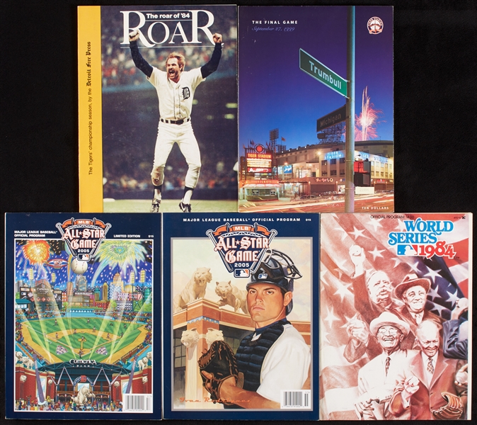 1956-2012 Massive Hoard of Detroit Tigers Pubs, WS Programs (95)