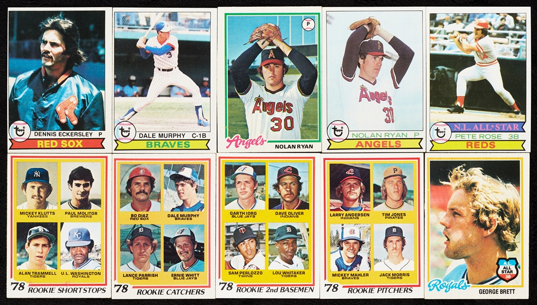 1978 and 1979 Topps Baseball Complete Sets (2)