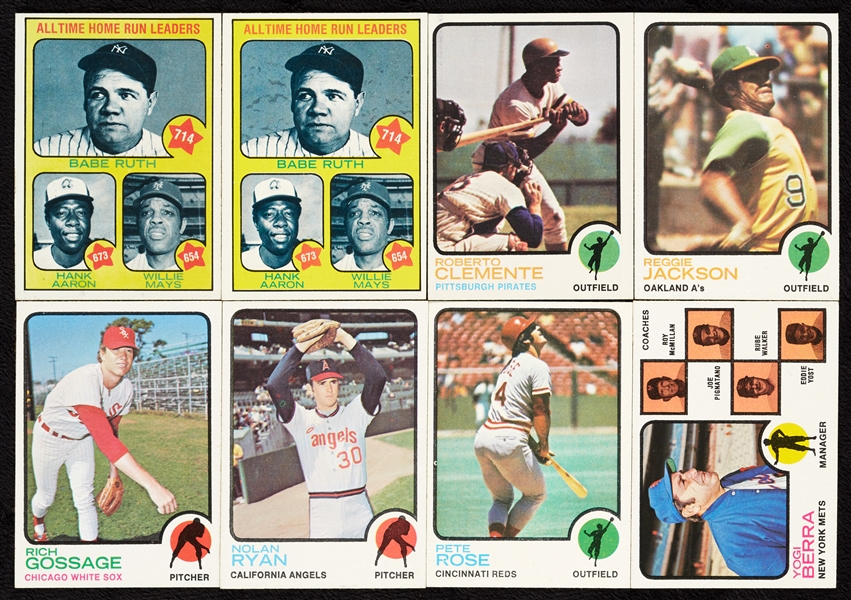 1973 Topps Baseball Partial Set, 23 HOFers (316)