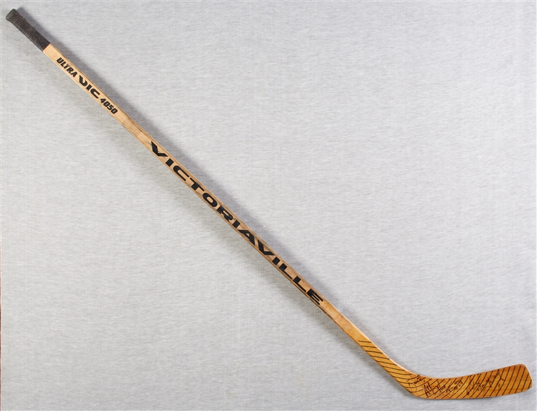 Rod Langway Game-Used Victoriaville Stick (BAS)