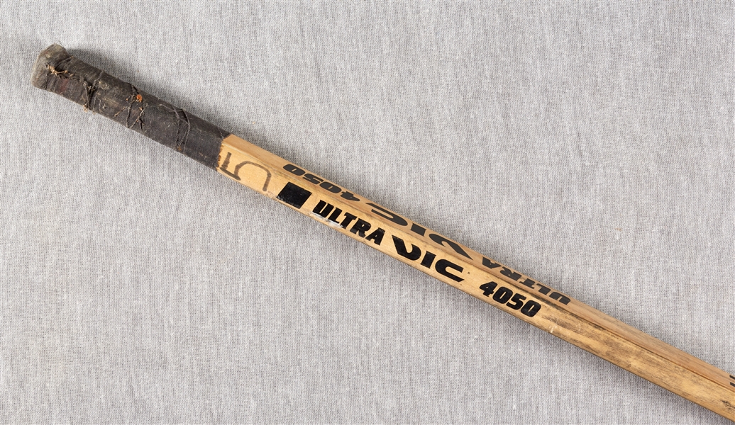 Rod Langway Game-Used Victoriaville Stick (BAS)