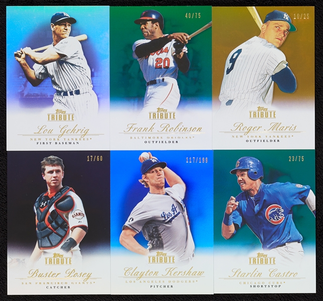 2012 Topps Tribute Group with Bumgarner, Reggie Jackson Autos (28)