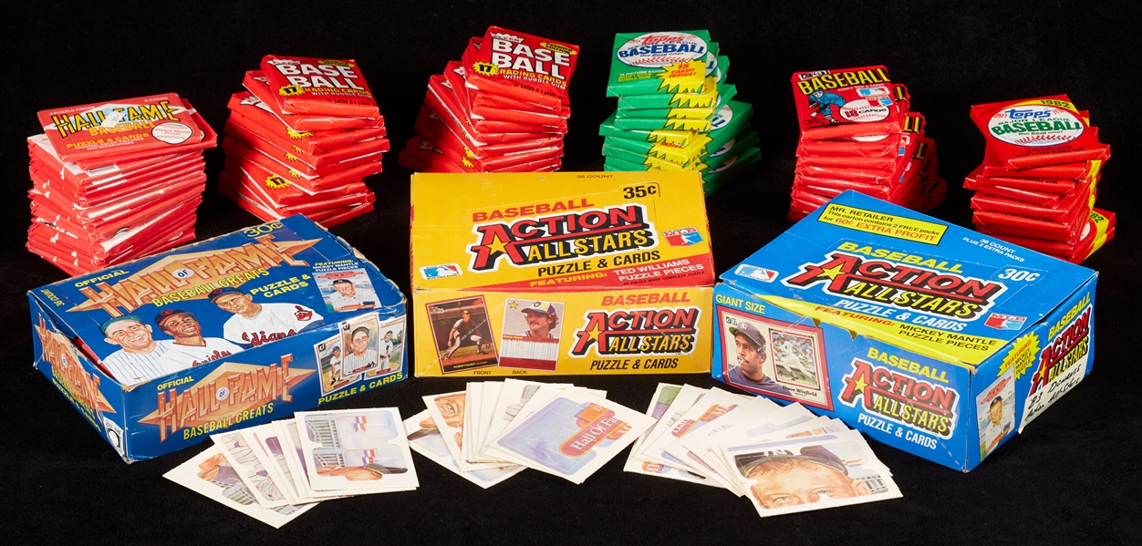 Early 1980s Baseball Unopened Collection (70 packs, 2 boxes)