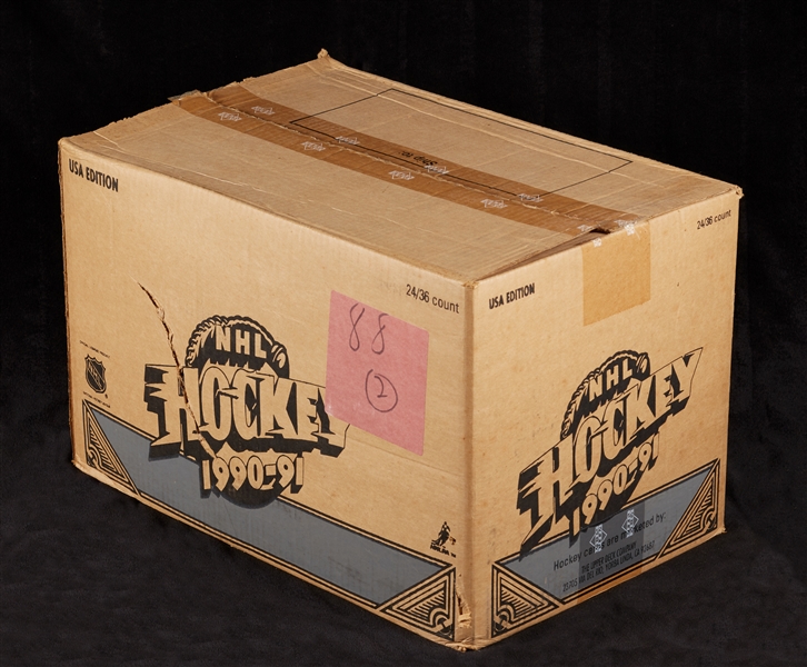 1990-91 Upper Deck Hockey USA Edition Wax Case (24)