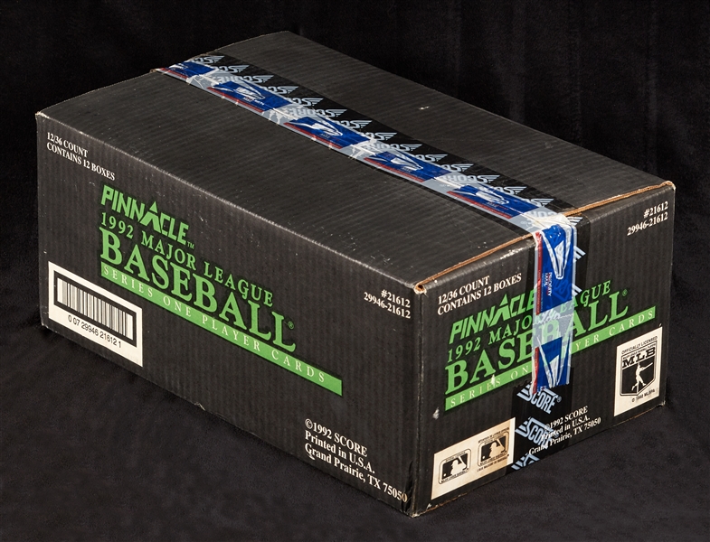 1992 Pinnacle Baseball Wax Case (12)