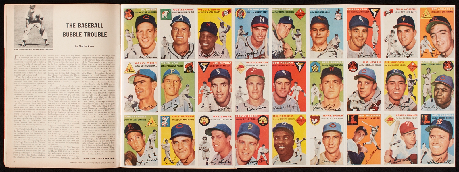 1954 Sports Illustrated First Two Issues With Baseball Cards (2)