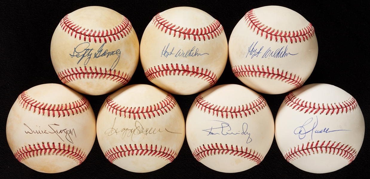 Single-Signed Baseball Group with Lefty Gomez (7)