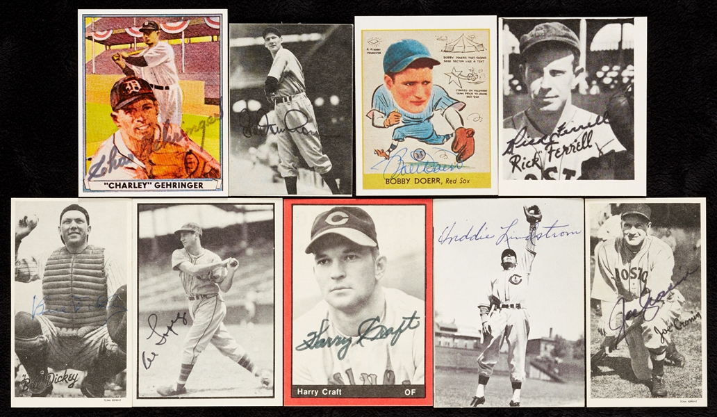 1970’s TCMA Signed Card Collection (135)