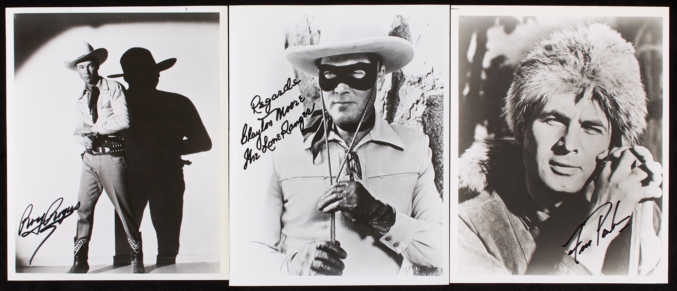 TV Western Signed 8x10 Photos Group (3)