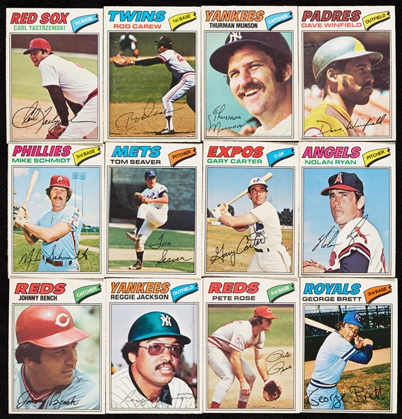 1977 O-Pee-Chee Baseball High-Grade Complete Set (264)