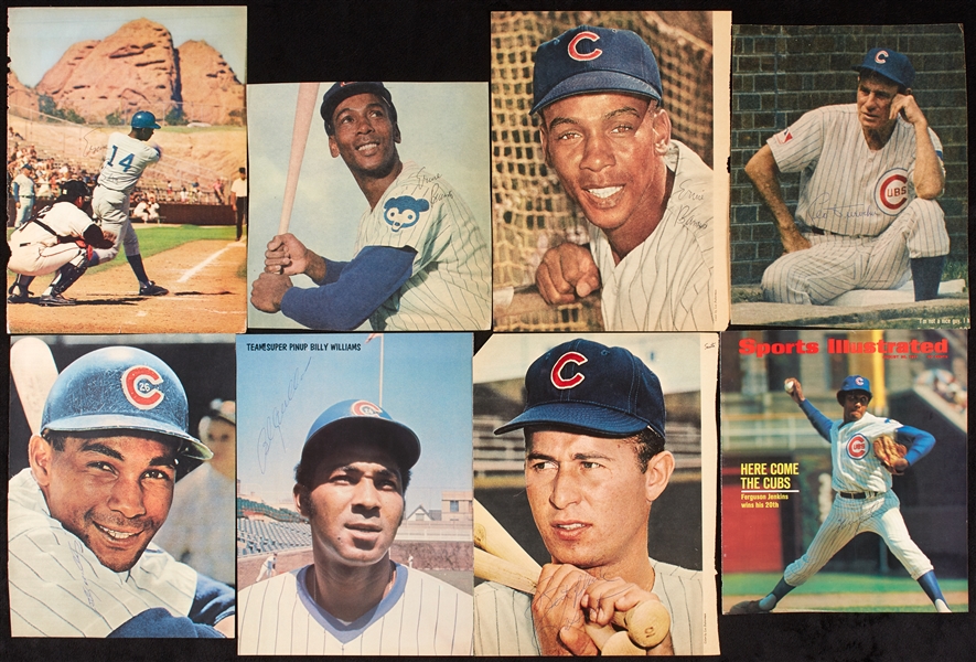 Chicago Cubs Signed Color Magazine Photos (17)