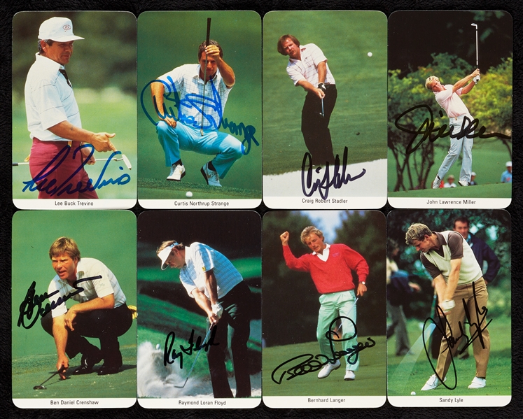 Signed 1993 Famous Golfers Fax Pax Group (104)