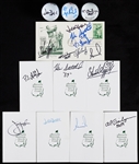 Golfers Who Shot "59" Signed Ball & Scorecard Group (11)