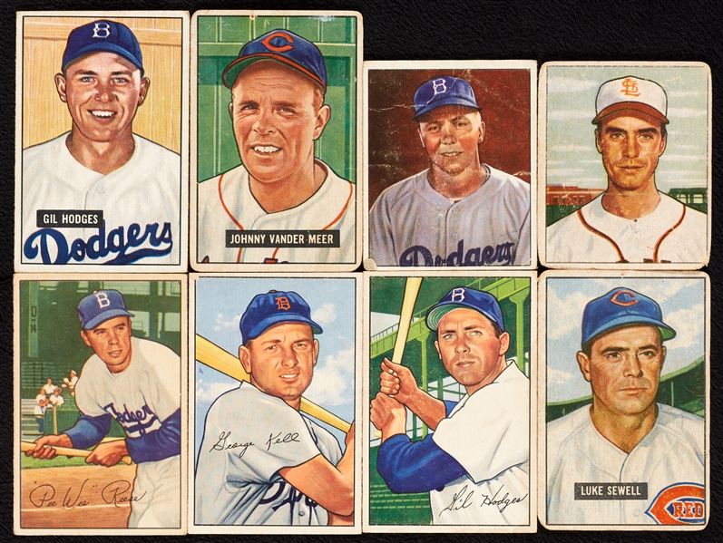 1950-52 Bowman Baseball, Five HOFers (45)