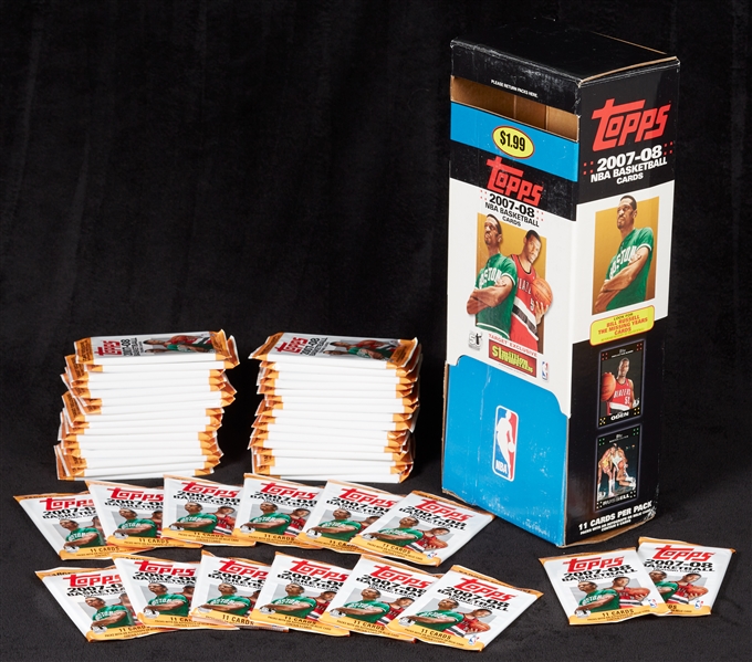 Unopened Wax Group with 2007 Topps Basketball (46), 1990 Score R&T Set (7)