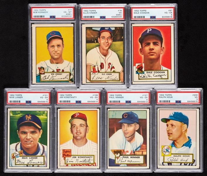 1952 Topps PSA-Graded Group with Johnny Mize (13)