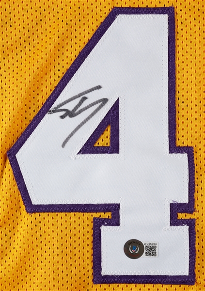 Shaquille O'Neal Signed Magic & Lakers Jerseys Pair (2) (BAS)