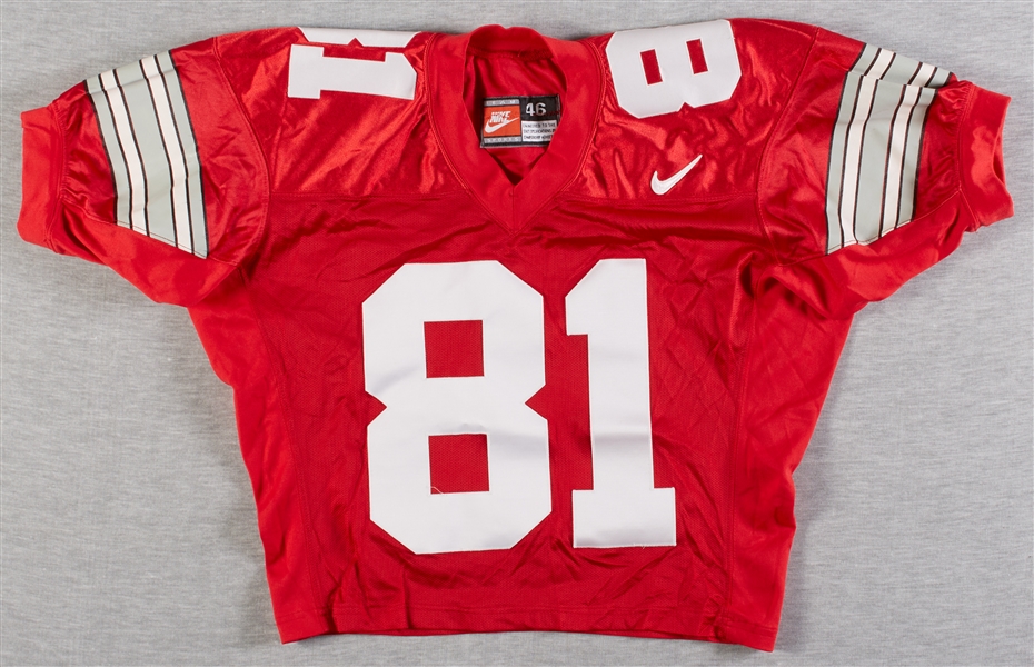 1996 Ohio State Game-Worn Red and White Jerseys (2)
