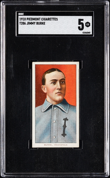 1909-11 T206 Jimmy Burke SGC 5