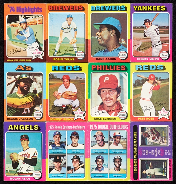 1975 Topps Baseball Near Set (659/660)