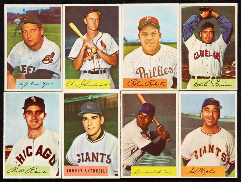 1954 Bowman Baseball High-Grade Group With HOFers (103)