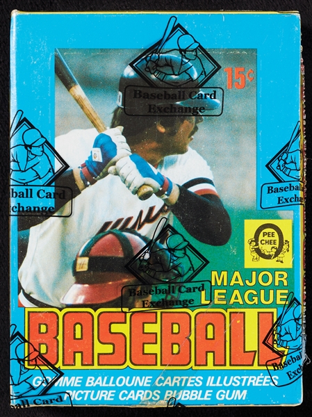1979 O-Pee-Chee Baseball Wax Box (36) (BBCE)