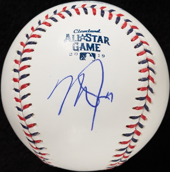 Mike Trout Single-Signed 2019 ASG Baseball (Hit Parade) (MLB)