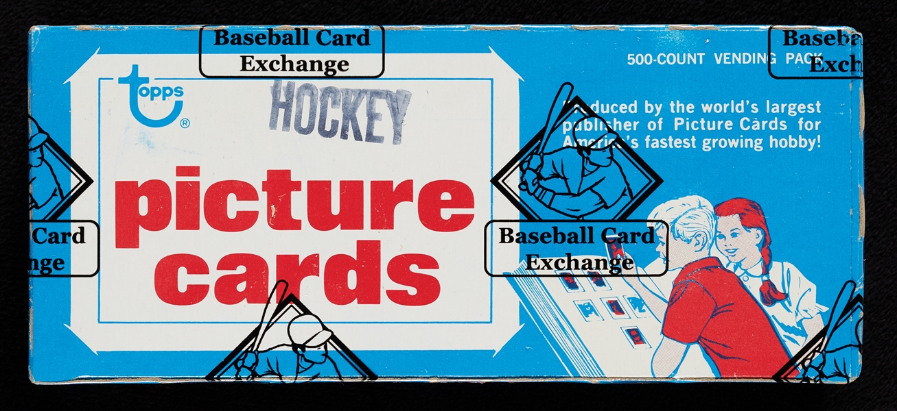 1981-82 Topps Hockey Vending Box (500) (Fritsch/BBCE)
