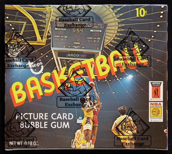 1972-73 Topps Basketball Wax Box (24) (Fritsch/BBCE)