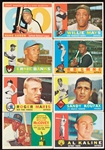 1960 Topps Baseball Partial Set, PSA 3 (2) & PSA 4 Yaz RCs, 48 HOFers, 57 Rookies (500)