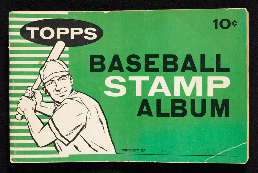1961 Topps Baseball Partial Set, 34 HOFers, Mays, 2 Maris Cards, Plus Stamps (485)