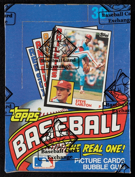 1984 Topps Baseball Wax Boxes Group (4) (BBCE) (FASC)
