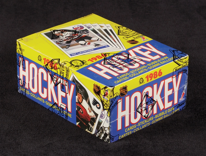 1985-86 O-Pee-Chee Hockey Wax Box (BBCE)