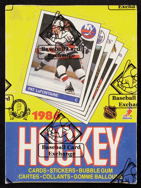 1985-86 O-Pee-Chee Hockey Wax Box (BBCE)