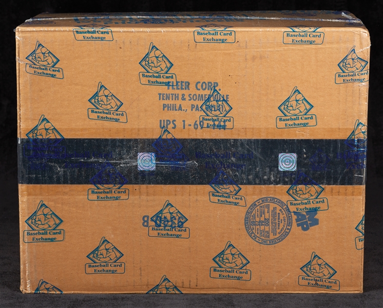 1989-90 Fleer Basketball Wax Box Sealed Case (12/36) (BBCE)