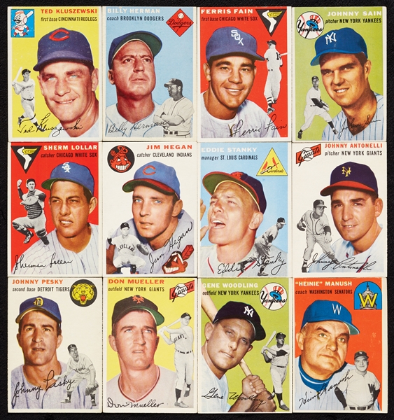 1954 Topps Baseball Partial Set (80)