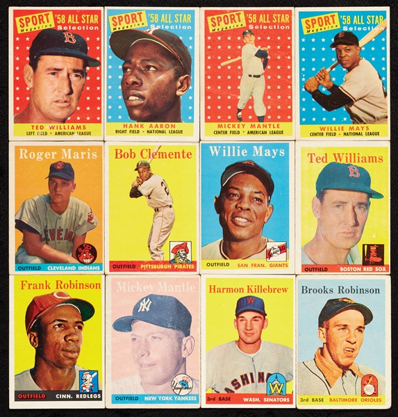 1958 Topps Baseball Near Set (469/494)