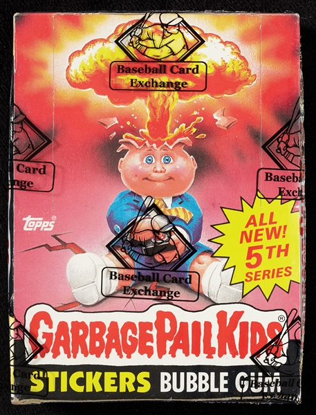 1986 Topps Garbage Pail Kids Series 5 Wax Box (48) (BBCE)