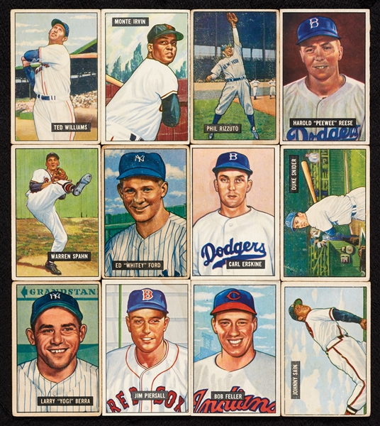 1951 Bowman Baseball Partial Set (289/324)