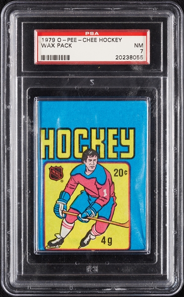 1979 O-Pee-Chee Hockey Wax Pack (Graded PSA 7)