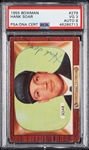 Hank Soar Signed 1955 Bowman No. 279 PSA 3 (AUTO 8)
